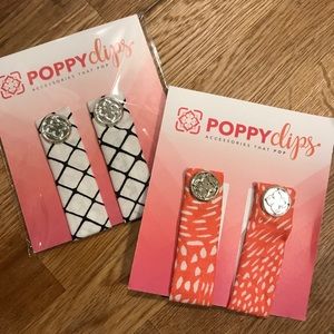 Bundle - Two sets of Poppy Clips